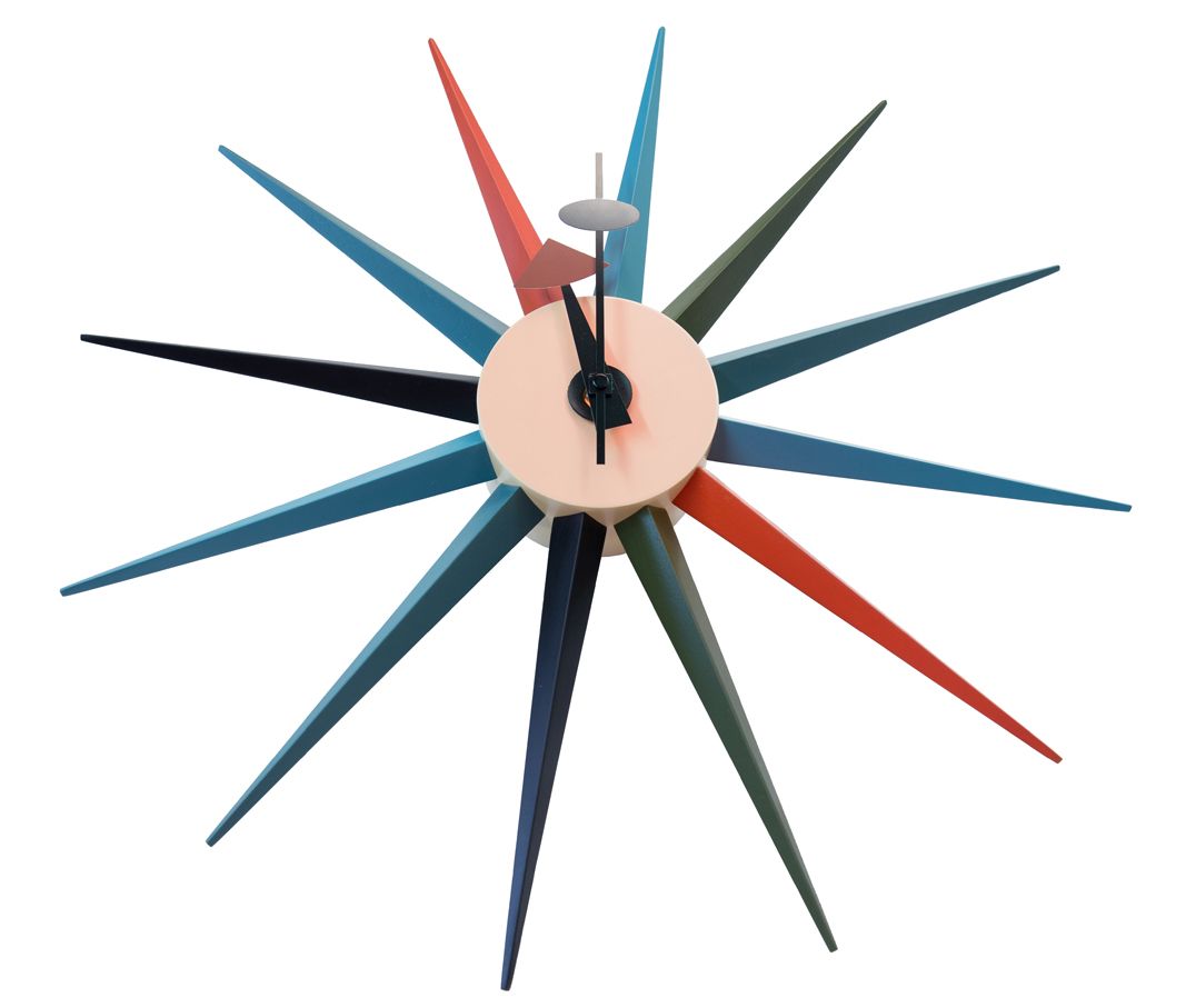 Replica George Nelson Sunburst Clock | Multicoloured