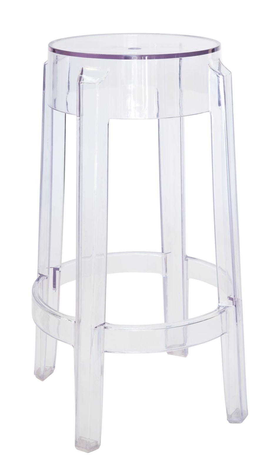 Replica Philippe Starck Louis Ghost Stool 66cm | Clear