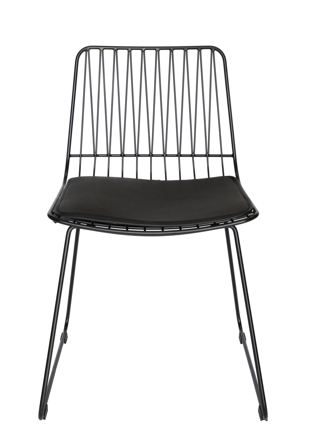 Lory Bend Wire Chair | Black