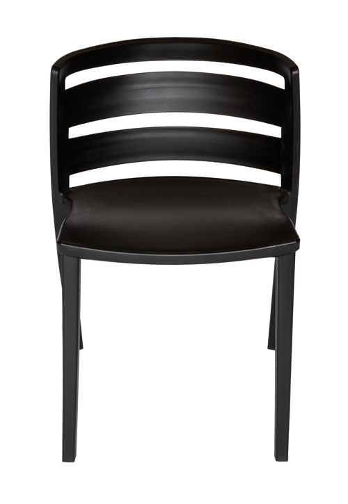 Mario Plastic Chair | Black
