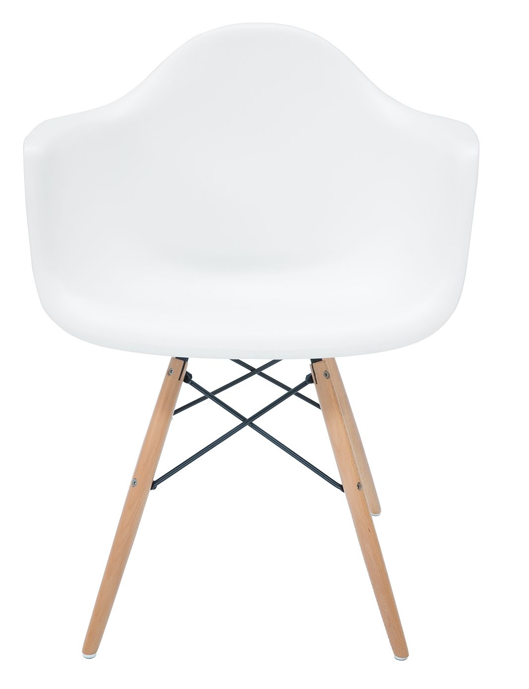 Replica Eames DAW Eiffel Chair | White & Natural