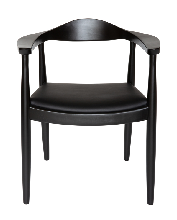 Replica Hans Wegner 'The Chair' PP501 Armchair | Black