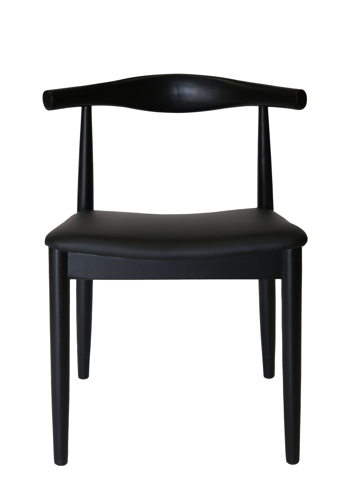 Replica Hans Wegner Elbow Chair CH20 | Black