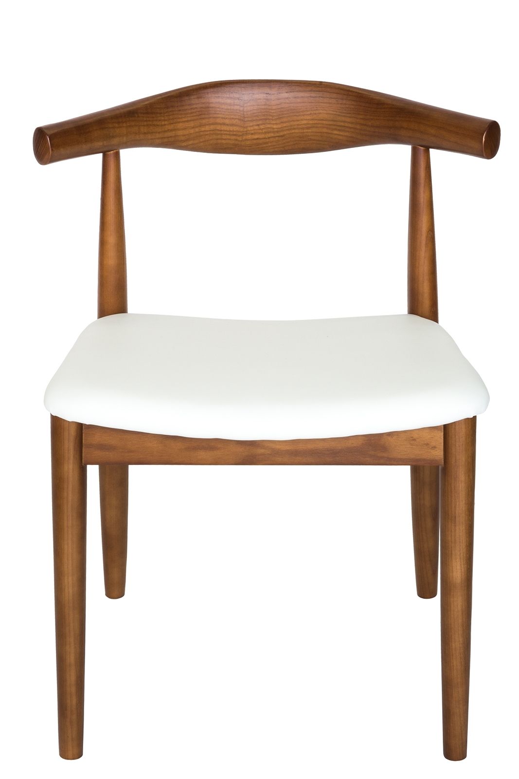 Replica Hans Wegner Elbow Chair CH20 | Walnut & White