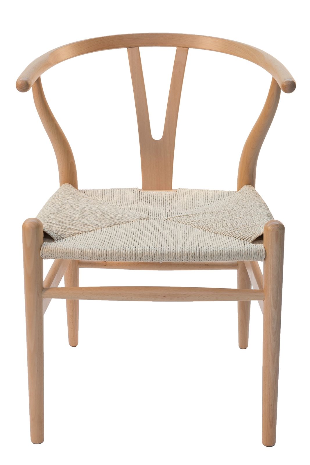 Replica Hans Wegner Wishbone Chair | Natural Frame & Natural Seat