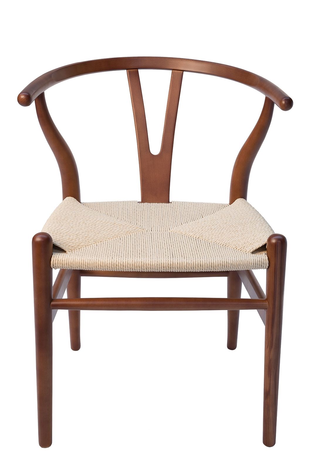 Replica Hans Wegner Wishbone Chair | Walnut Frame & Natural Seat