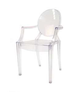 Replica Philippe Starck Louis Ghost Arm Chair | Clear Transparent