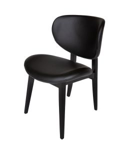 Nobu Dining Chair | Black Legs