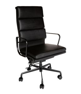 Replica Eames High Back Soft Pad Office Chair | All Black