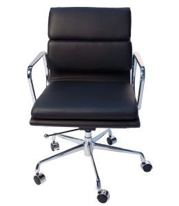 Replica Eames Low Back Soft Pad Management Office Chair | Black