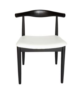 Replica Hans Wegner Elbow Chair CH20 | Black & White
