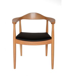 Replica Hans Wegner 'The Chair' PP501 Armchair | Natural & Black
