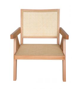 Replica Pierre Jeanneret Chandigarh Lounge Armchair | Natural