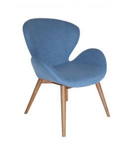 Replica Arne Jacobsen Swan Chair | Walnut Legs