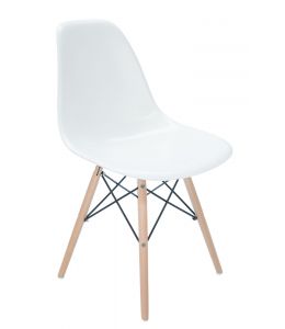Replica Eames DSW Eiffel Chair | Natural Wood Legs