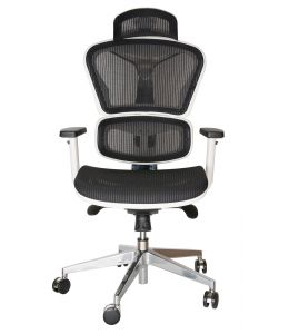 Replica Ergohuman Ergonomic Japanese Mesh Office Chair | White & Black