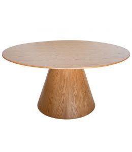 Theo Round Wood Dining Table | 150cm