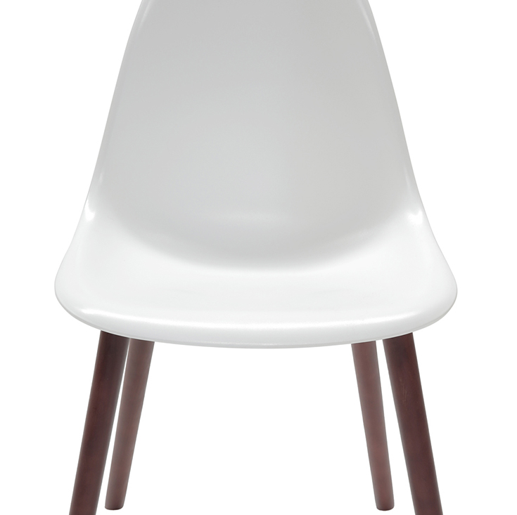 Replica Eames DSW Hal Inspired Chair | Black & Walnut