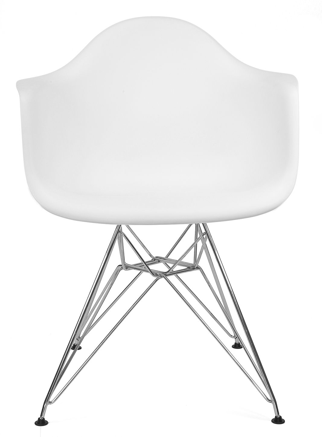 Replica Eames DAR Eiffel Chair | White & Chrome
