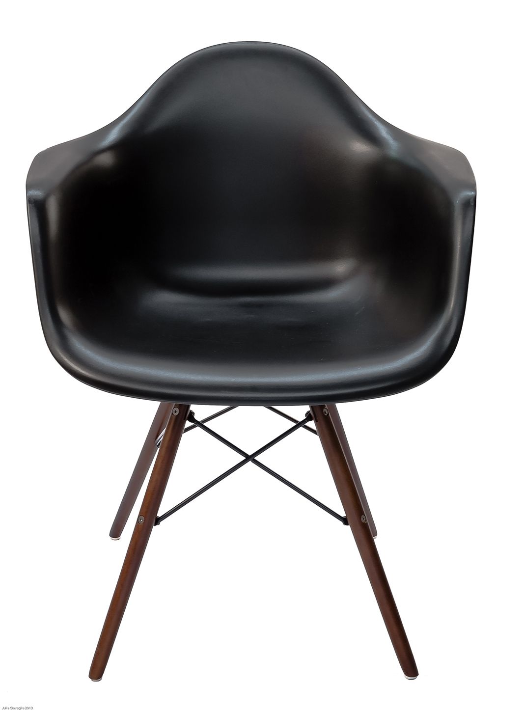 Replica Eames DAW Eiffel Chair | Black & Walnut