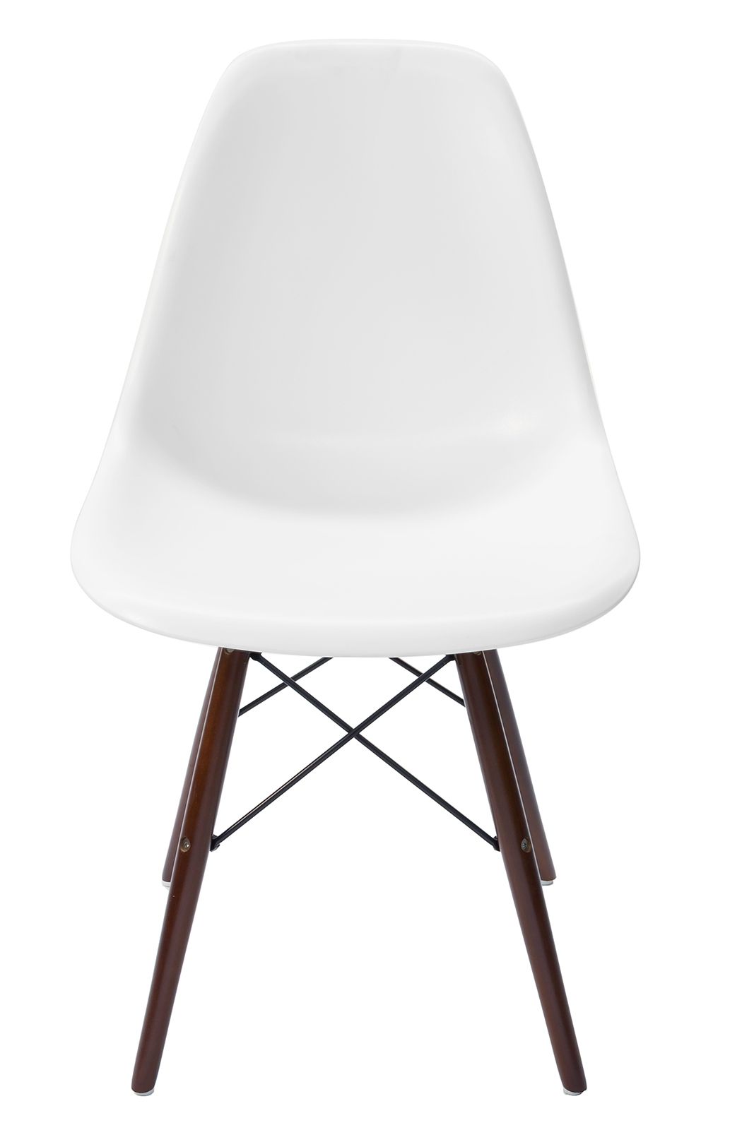 Replica Eames DSW Eiffel Chair | White & Walnut