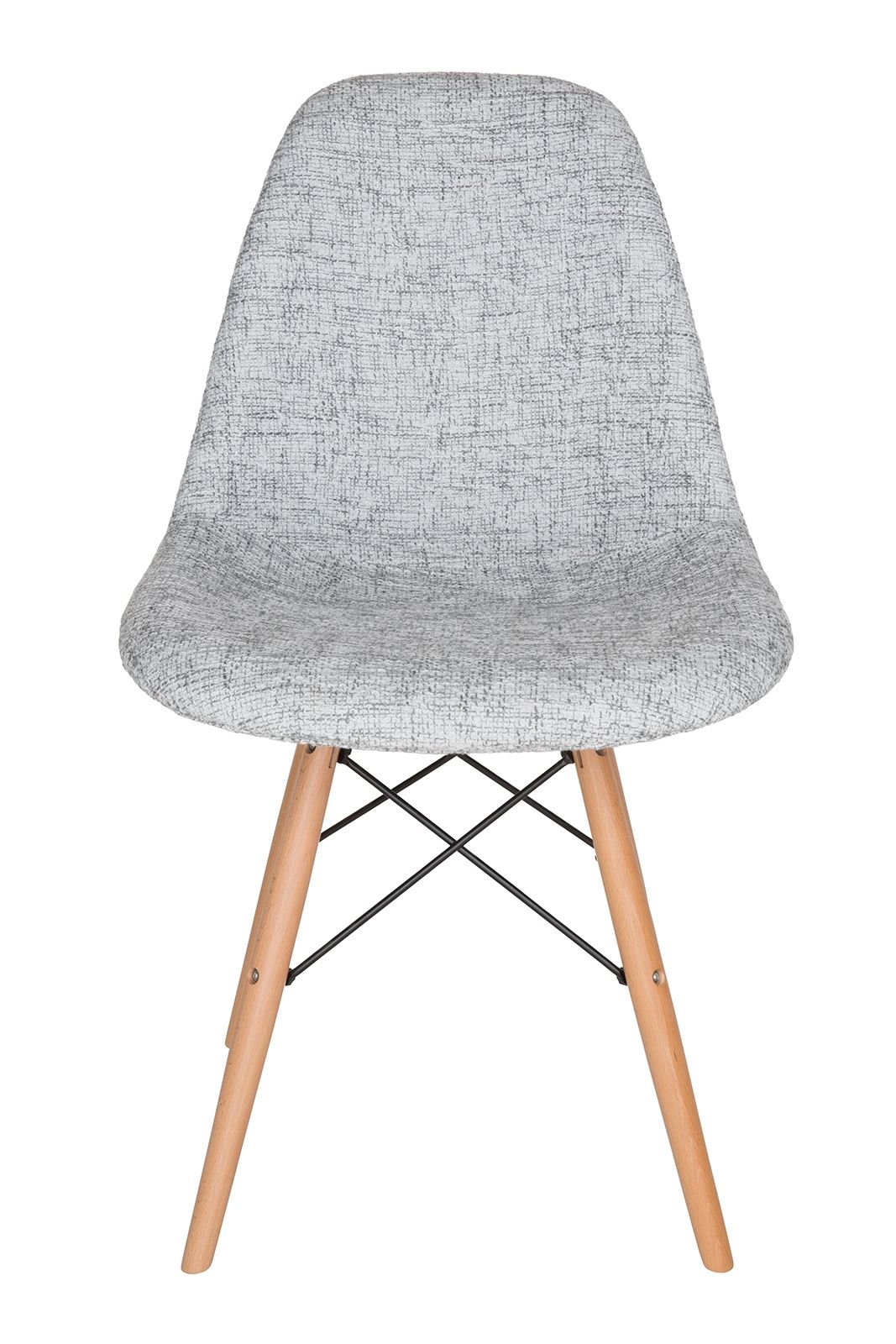 Replica Eames DSW Eiffel Chair | Textured Light Grey & Natural