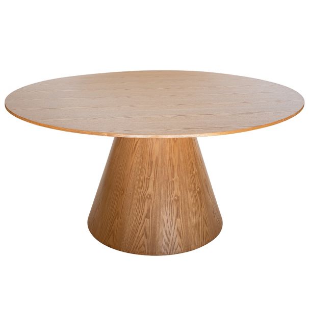 Timber round shop dining table