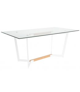 Delta Collection | Glass Dining Table | 180cm