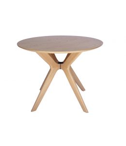 Doreen Collection | Wood Round Dining Table | Natural | 100cm