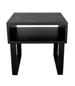 Olle Bedside / Side Table | Black | 50cm