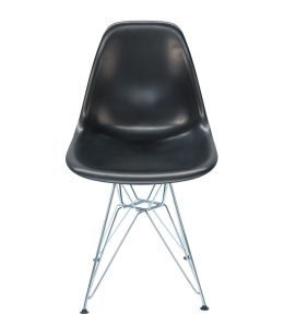 Replica Eames DSR Eiffel Chair & Chrome Legs | Black