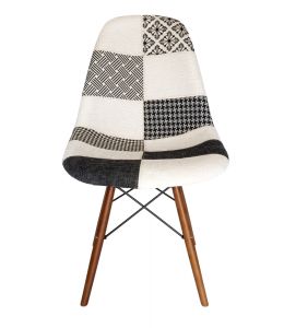 Replica Eames DSW Eiffel Chair | Multicoloured V3 & Walnut