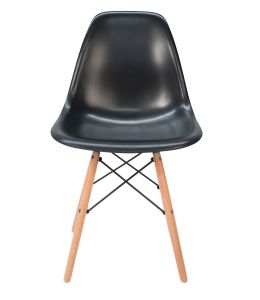 Replica Eames DSW Eiffel Chair | Black & Natural