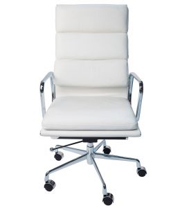 Replica Eames High Back Soft Pad Executive Office Chair | White