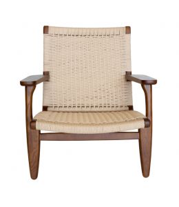 Replica Hans Wegner CH25 Easy Chair | Walnut & Natural