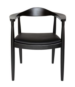 Replica Hans Wegner 'The Chair' PP501 Armchair | Black
