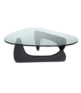 Replica Isamu Noguchi Glass Coffee Table | Black