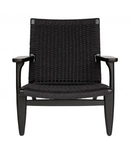 Replica Hans Wegner CH25 Easy Chair | Black
