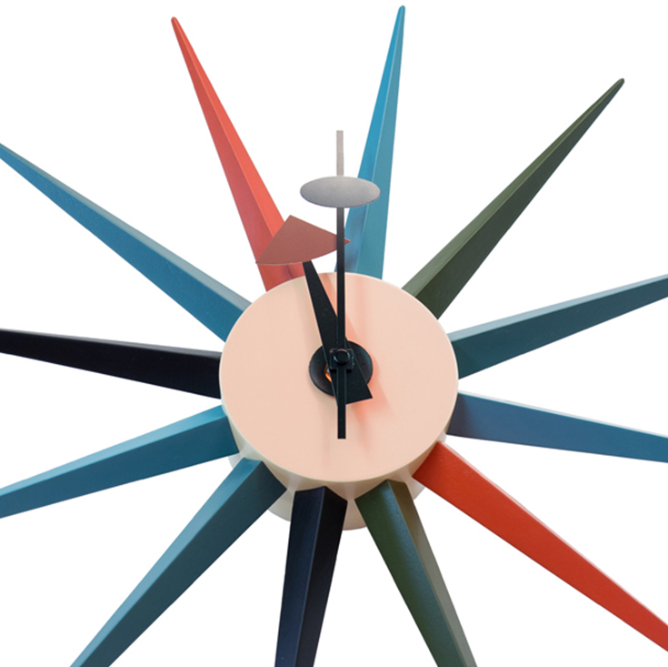 Replica George Nelson Sunburst Clock | Multi Coloured